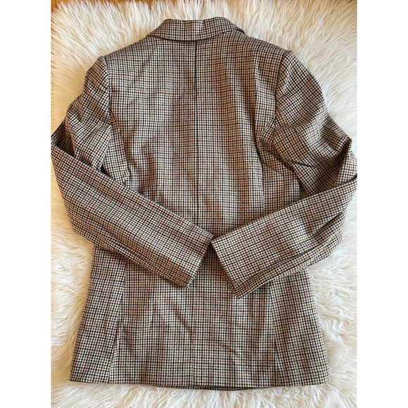 MANGO MNG Women’s Size Small Wrap Check Suit Blazer NWT OPEN 2 OFFERS - Picture 12 of 14